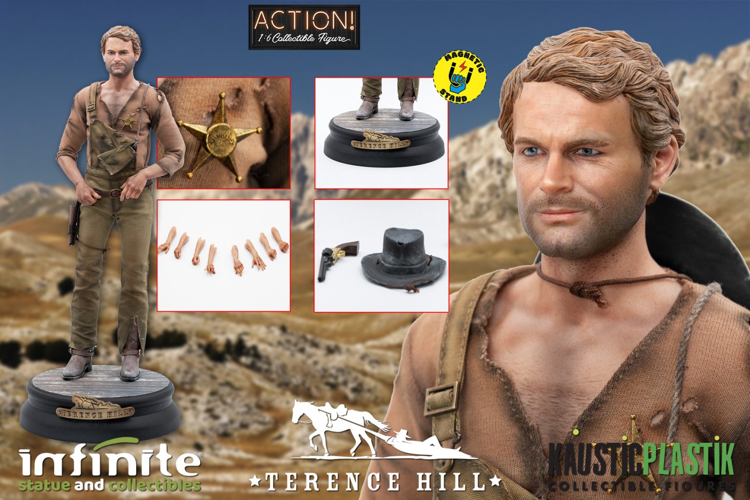 NEW PRODUCT: INFINITE STATUE & KAUSTIC PLASTIK TERENCE HILL 1/6 ACTION - REGULAR, DELUXE, EXCLUSIVE, DIORAMA Terence-STD-8-COMPLETE-1536x1024