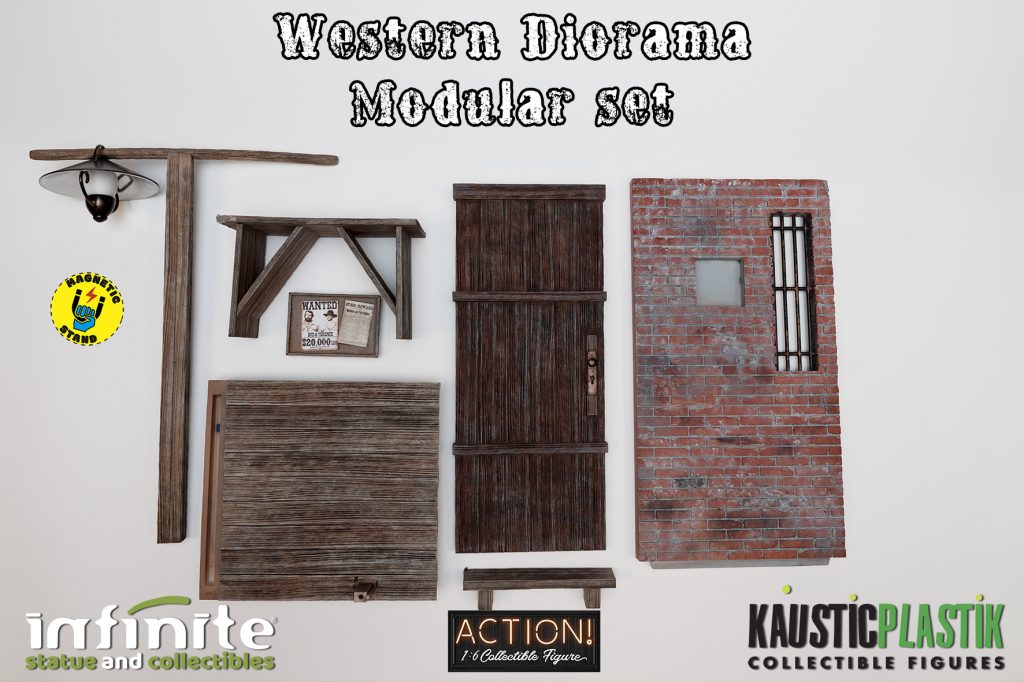 NEW PRODUCT: INFINITE STATUE & KAUSTIC PLASTIK TERENCE HILL 1/6 ACTION - REGULAR, DELUXE, EXCLUSIVE, DIORAMA Western_diorama6-1024x682